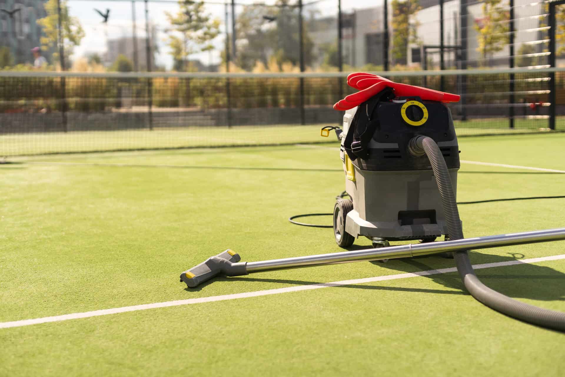professional vacuum cleaner for the tennis court.