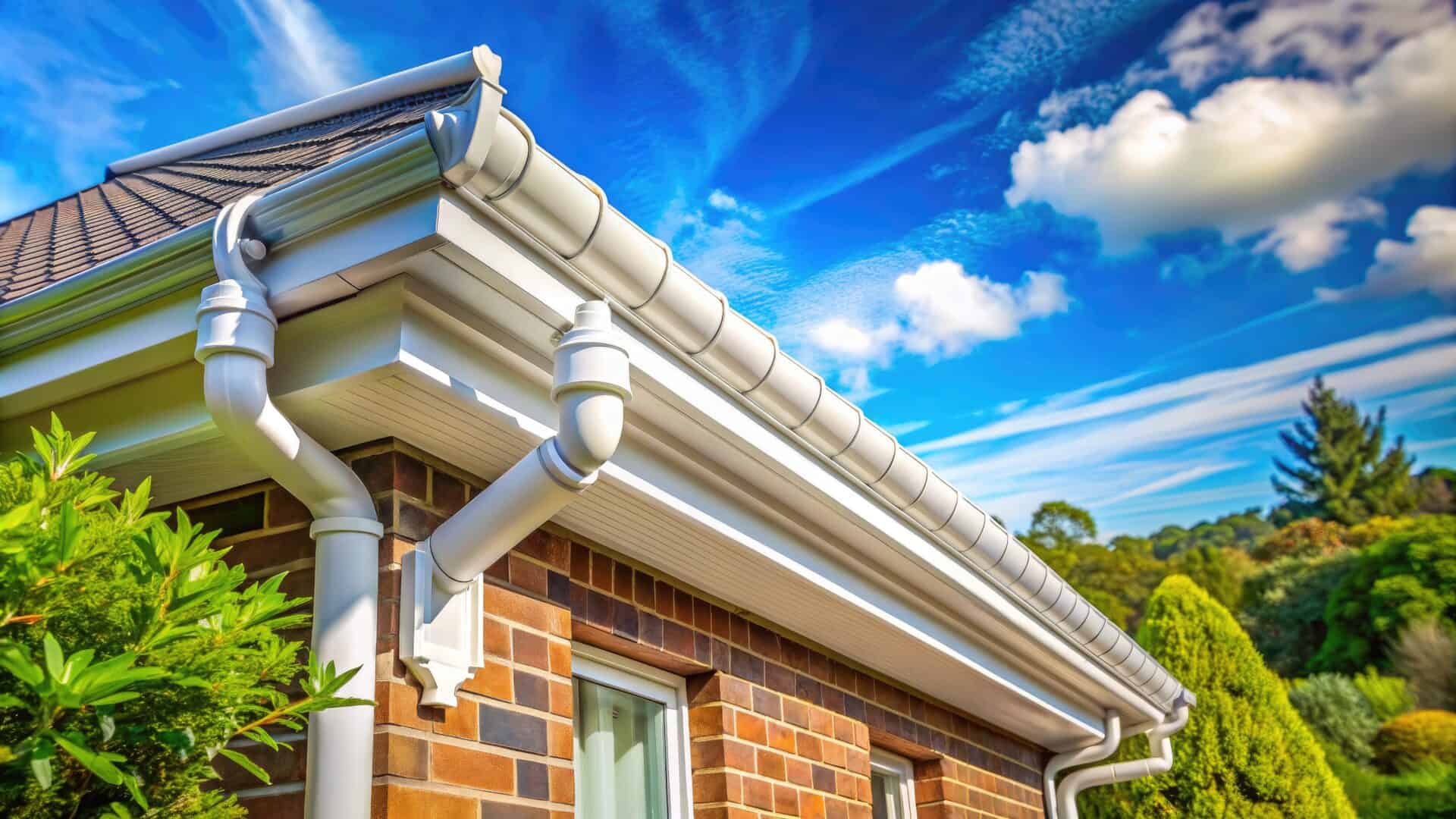 Clean fascias and soffits on a residential property